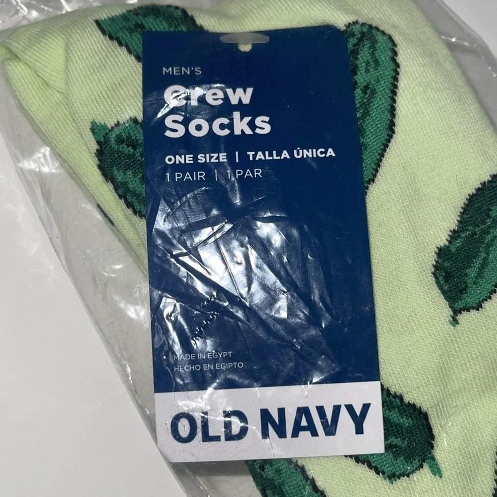 Old Navy Pickle‎ Novelty Socks One Size Unisex Men Women